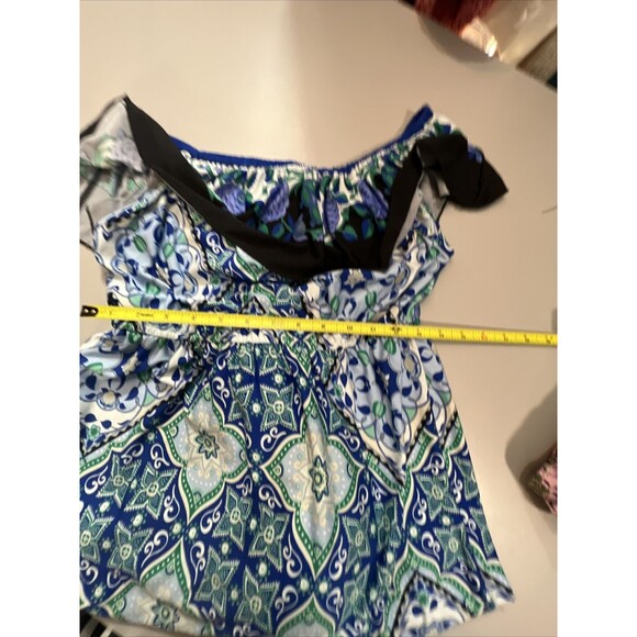 Lapogee dress Women’s Size M Floral Off The Shoulder Ruffle Maxi Sun Dress - Picture 7 of 12